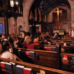 The church scenes.  Photo by Yvonne Avery.